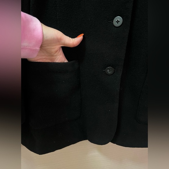 Vintage Eddie Bauer Wool Angora Blend Blazer Jacket Tall Large - Picture 4 of 10